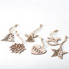 Wooden Christmas Ornament Kit, 6 Pieces – image 2