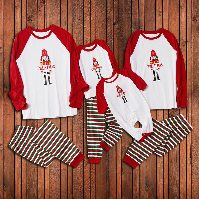 Family Nutcracker Raglan & Stripe Christmas Pyjamas