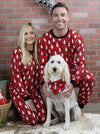 Family Red Christmas Tree Print Pyjamas with Dog Bandana – image 4