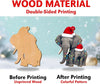 Wooden Christmas Hanging Decoration, 8 cm – image 5