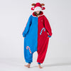 Candy Cane Red & Green Hooded Christmas Onesie – image 3