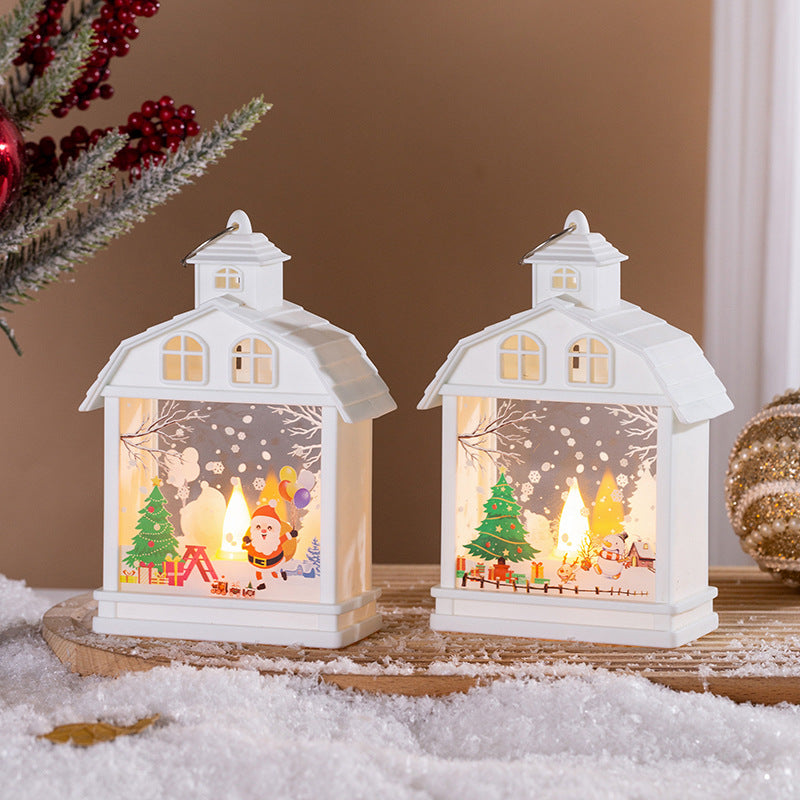 Vintage-Style Christmas LED Lantern