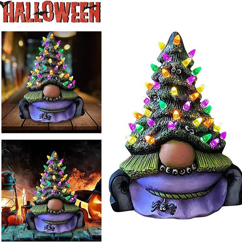 Light-Up Resin Christmas Tree, 19 cm – image 3