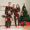 Family Black Christmas Icons Print Pyjamas
