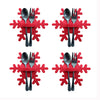 Red Snowflake Laser-Cut Place Mats, Set of 4 – image 2