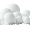 White Snowball Christmas Ornaments, Set of 6 – image 2