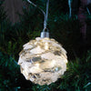 Glass Pine Cone Christmas Ornament – image 4