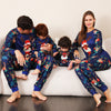 Family Navy Gingerbread Print Christmas Pyjamas – image 4