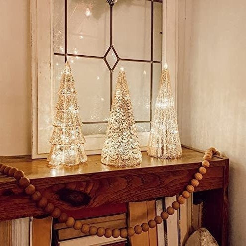 Glass Christmas Tree Top LED Light – image 2