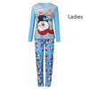 Family Blue Happy Snowman Christmas Pyjamas – image 8