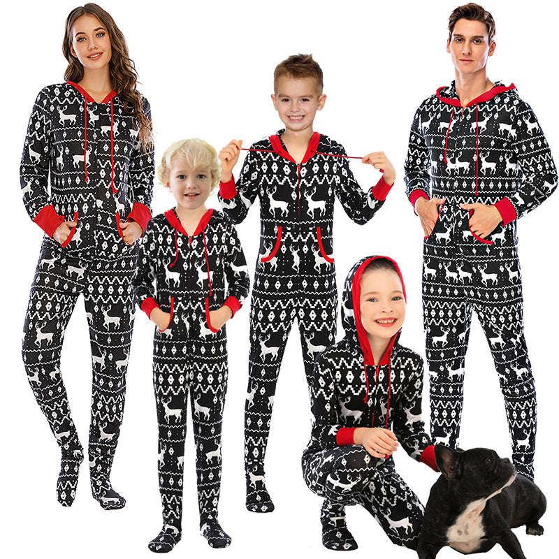 Matching Family Christmas Reindeer & Snowflake Onesie