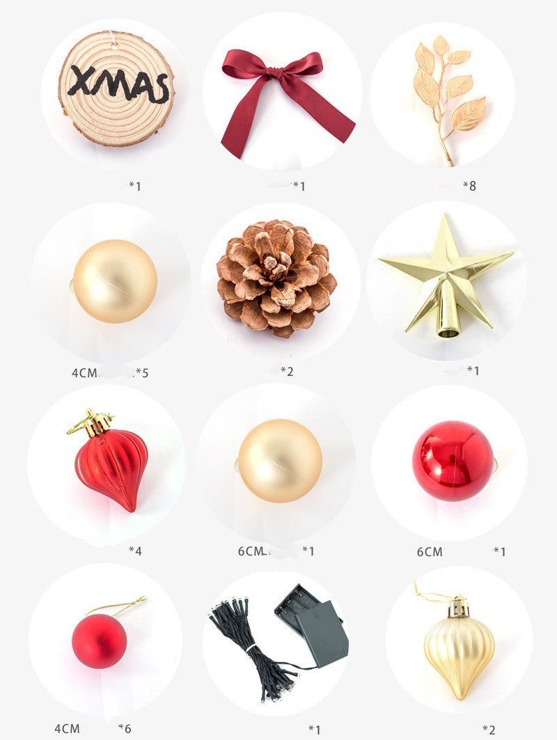 Mini Tabletop Christmas Tree Decoration Set – image 5