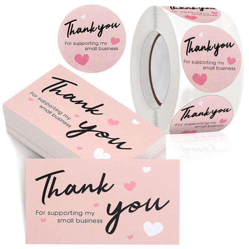 Thank You Packaging Stickers