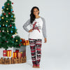 Family Grey Reindeer Raglan Christmas Pyjamas – image 2
