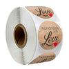 Kraft Gift Wrapping Label Stickers – image 2