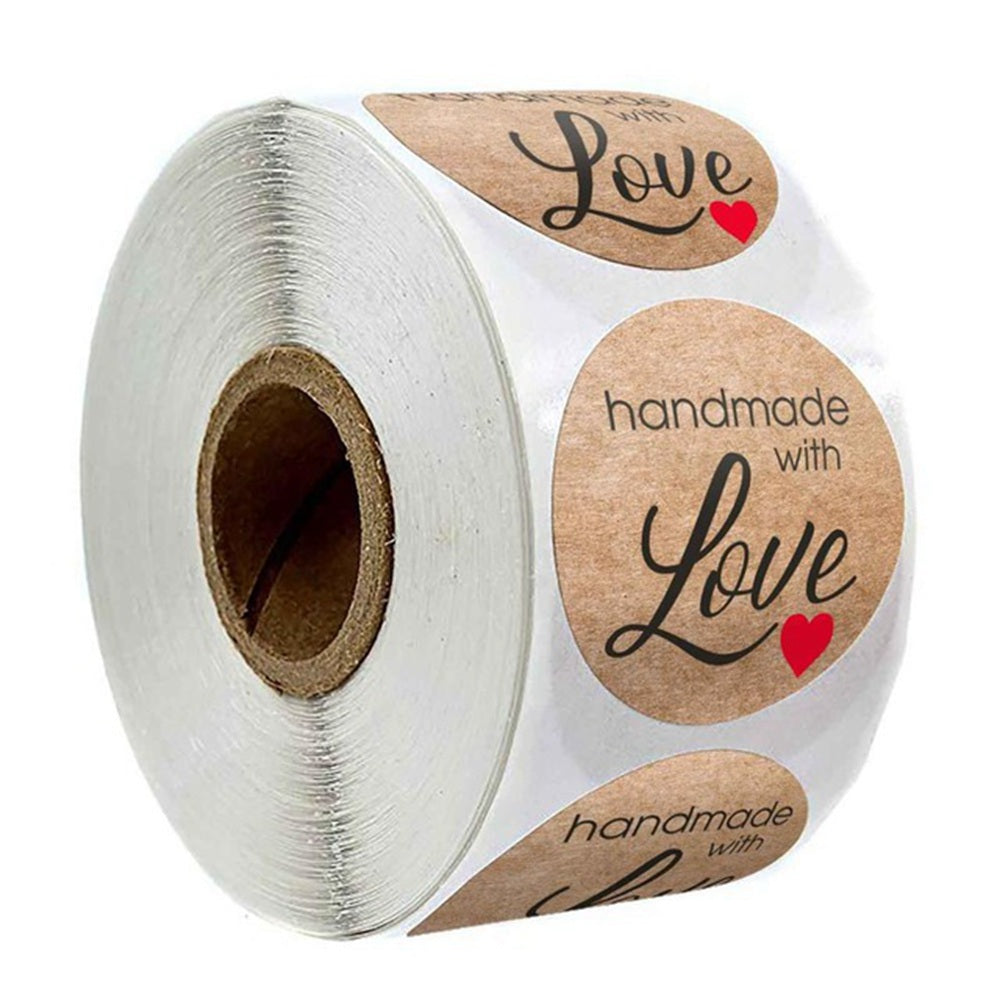 Kraft Gift Wrapping Label Stickers – image 2