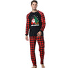Family Santa & Tree Black Raglan Plaid Pyjamas – image 3