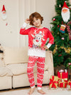 Family Red Hooded Reindeer Fair Isle Pyjamas – image 5