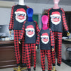 Family Santa in Sunglasses Raglan & Plaid Pyjamas