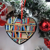 Heart-Shaped Bookshelf Acrylic Ornament – image 5