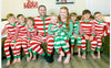 Christmas Stripe Onesie – image 2